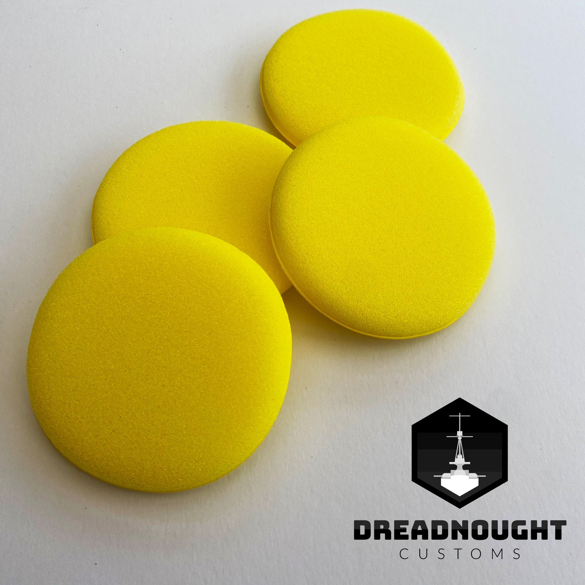 Round foam application pads Dreadnought Customs Limited