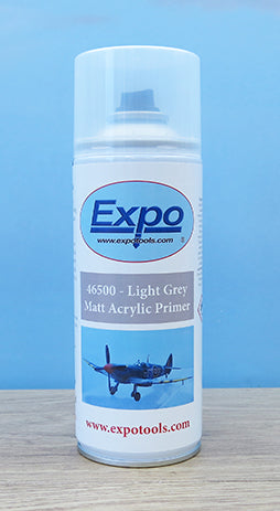 Light Grey Matt 400ml Expo Acrylic Model Primer